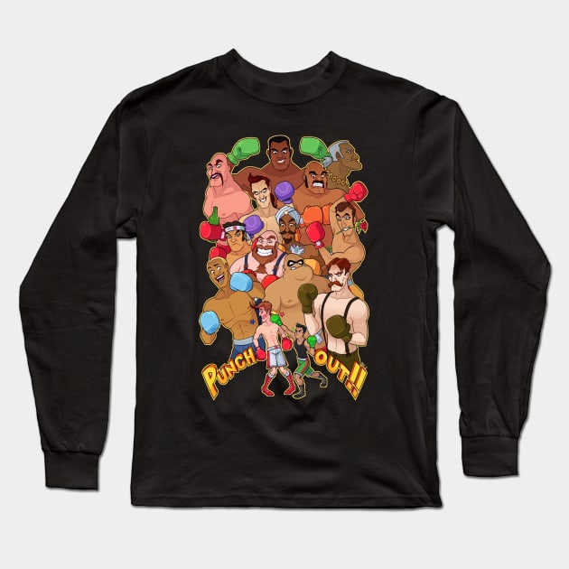 Knockout!! Long Sleeve T-Shirt by ZoeStanleyArts